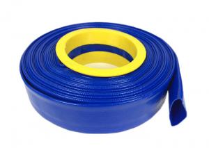 China Standard Pressure Flexible Hose , PVC Layflat Pump Water Hose / Pipe / Tube For Washing Drain on sale