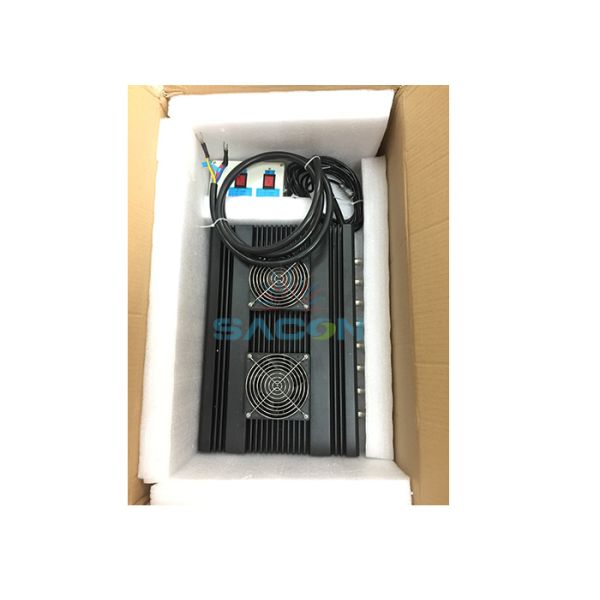 8 Channels 700Mhz - 6Ghz Mobile Phone Signal Jammer with 20W Each Band for Vehicle Mounted Use