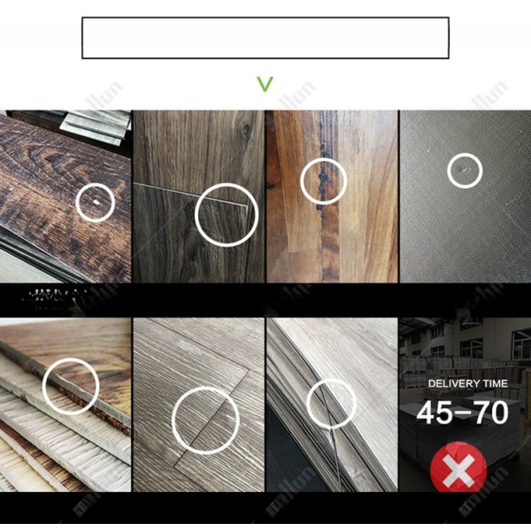 Clock n Lock 100% Waterproof SPC Flooring Scratch Resistant Wood Pattern Vinyl Plank