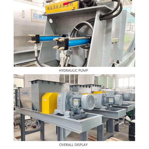 SS304 220V Food Waste Shredder Machine Shredding And Dewatering Waste Dehydration Machine
