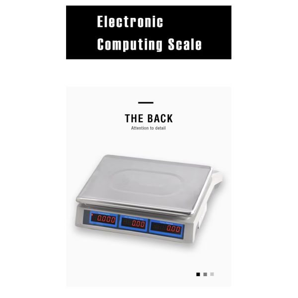 Veidt 30kg 40kg Digital Weighing Scale LED Display ABS Material for Supermarket Pricing Capacity 30kg OEM ODM Supported