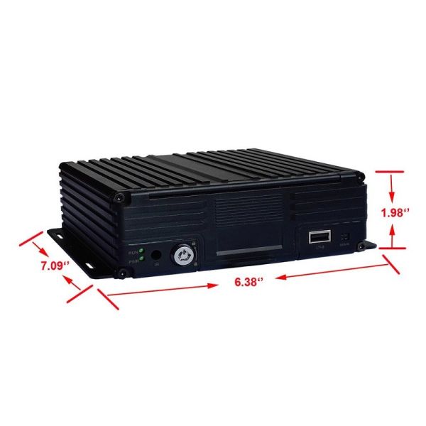 8 Channel Car CCTV Mobile DVR 1080N Resolution 8 - 32V DC Wide Voltage Range