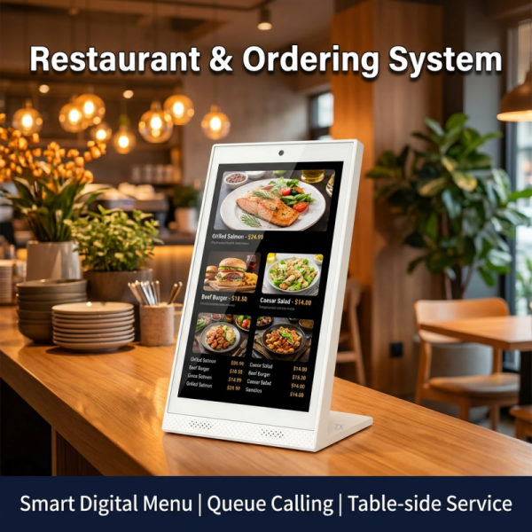 Smart Desktop Digital Signage Display with Touch Screen, Face Recognition & Full HD Resolution