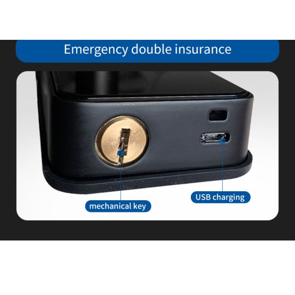 Qleung S811 High Quality Smart Digital Fingerprint Door Lock Tuya Wifi TTlock Remote Control Smart Home Door Lock