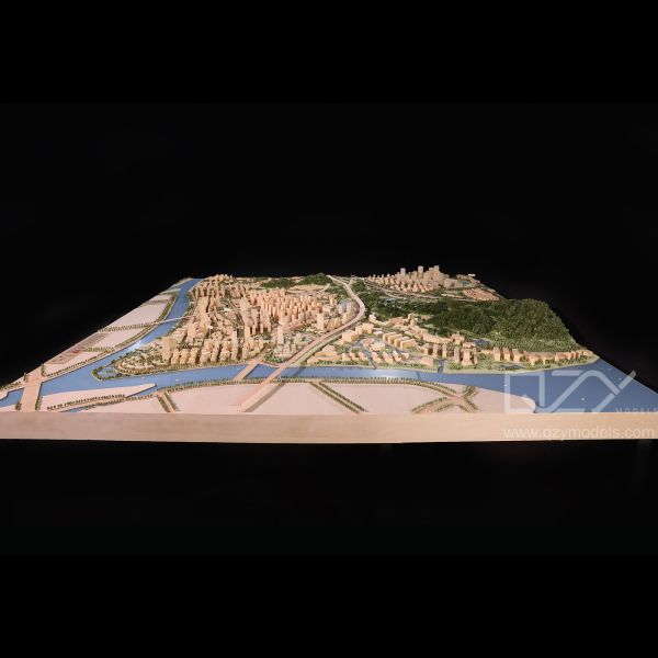 Aecom-1/1500 Dongguan Weiyuan Island Urban Design Model Architectural Model