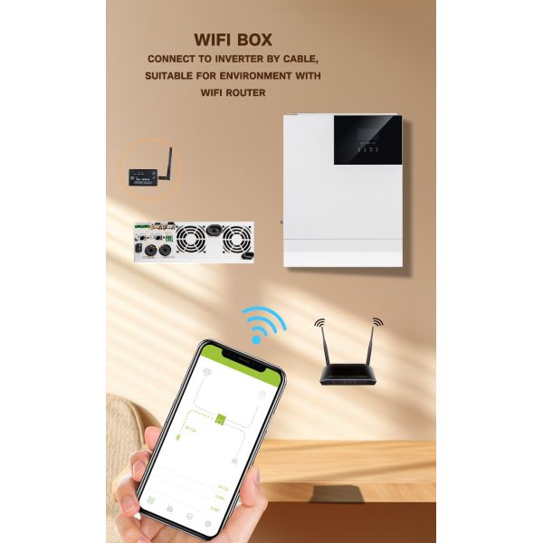 Multiple Input 40A 4400W Off Grid Solar Inverters 120/230Vac Single / Three Phase