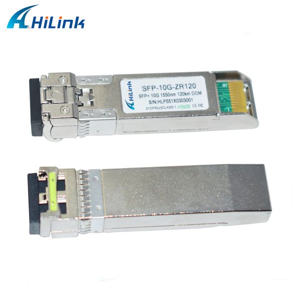 10G 120KM ZR SFP+ Transceiver Module SMF STM-64 120KM 1550nm DOM Module