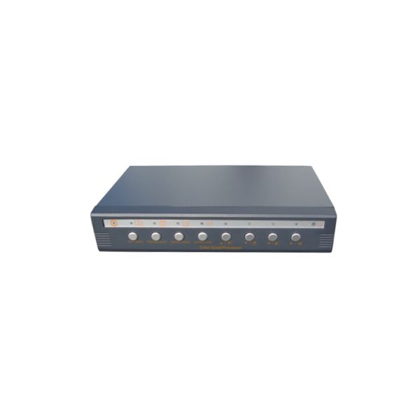 Black 4 Channel Video Quad Processor , Digital VGA Quad Video Multiplexer