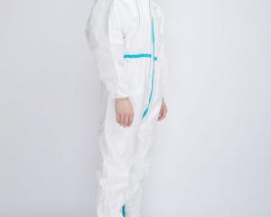 Buy cheap Ppe Long Sleeve Disposable Chemical Suit Clothing Medical Grade product