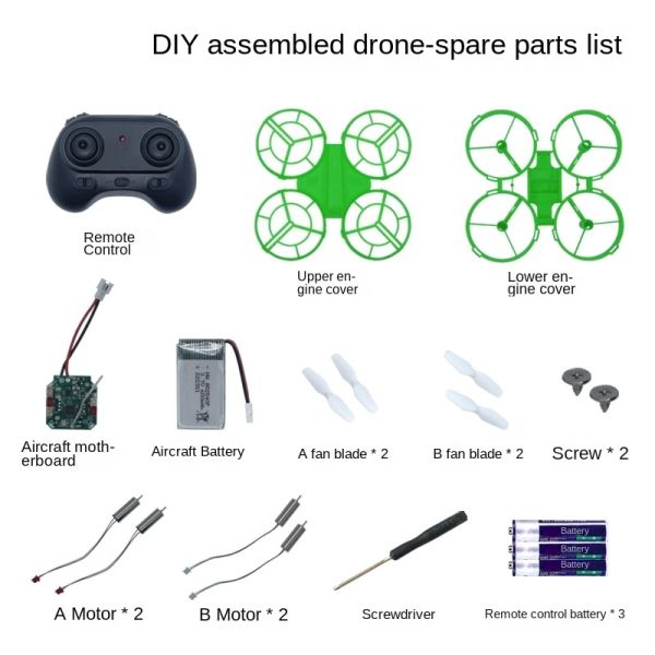 18*25*5cm Dwi Dowellin Remote Control Drone Control Range 100M
