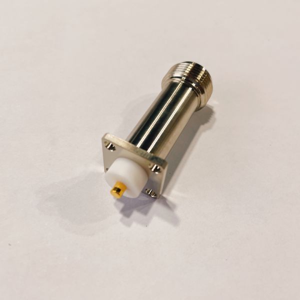 Nickel Plated Brass Female N Type Crimp Connector for LMR 400 Coaxial Cables - RF N Connector