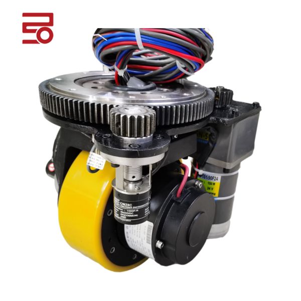 Brushless Rueda Grua Warehouse AGV Drive Wheel Assemblies Delivery Robot Swivel Casters