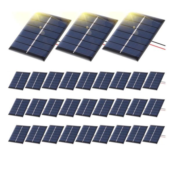 Polycrystalline Portable Flexible Solar Panel Cells System 120MA For Flashlight