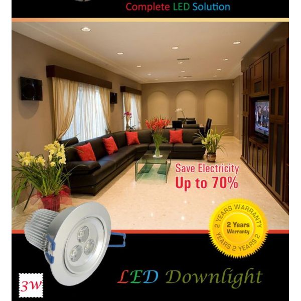 LED ceiling light 3W indoor use,home LED lights dimmable ceiling light