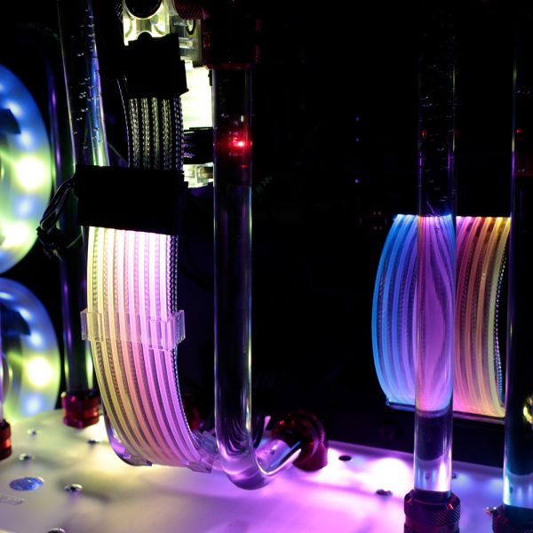 Extension Cable 8Pin RGB Single headlight row type synchronization Neon Light cable for Gaming PC