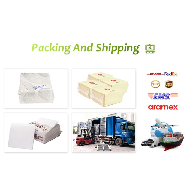 Multipurpose Colored Paper Napkins Serviettes Wood Pulp Material