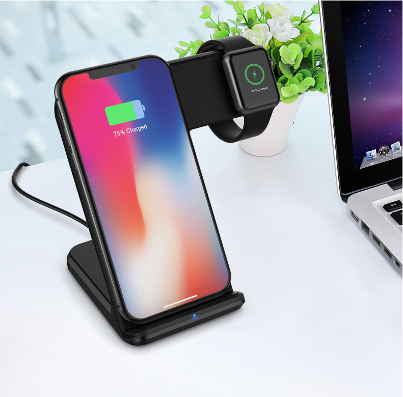 9v 1.5a Wireless Phone Charger Stand With Rubber Coating / Samsung Stand Up Charger