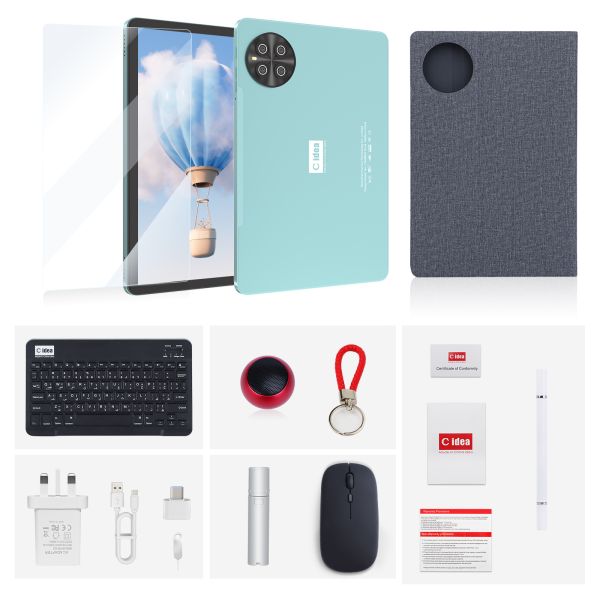 C Idea 10.1 Inch Tablet MTK CPU WIFI Android Tablet With 2 SIM Support CM8800plus Blue