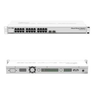Buy cheap Two SFP+ Port Datacom Switches SwOS Powered 24 Port Gigabit Ethernet Switch product