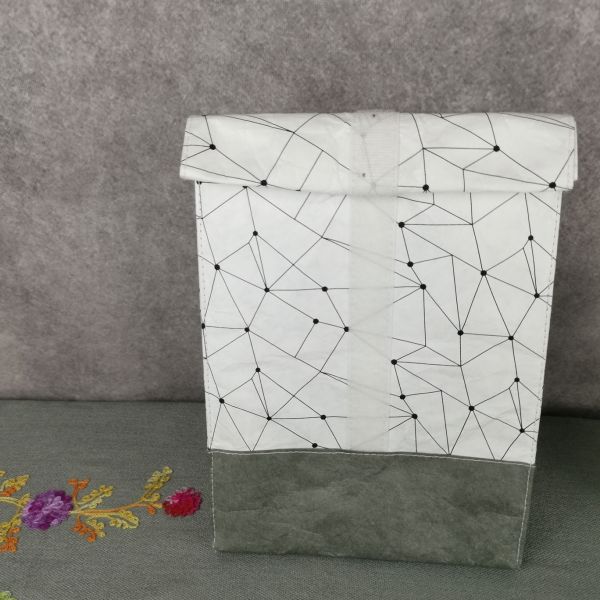 Rectangular Tyvek Backpack Diaper Storage Bag insulated Food Organization Solution
