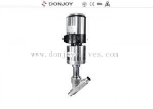 Buy cheap 3 Stainless Steel Actuator Angle Seat Valve , Steam Angle Valve With Welding product