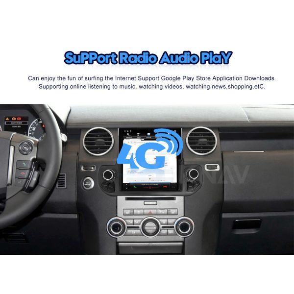 Gps Navigation Android 10 Car Audio For Land Rover Discovery 4 2009-2016
