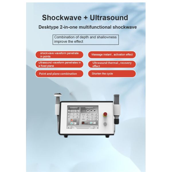 Multifunctional Shockwave Physiotherapy Machine 2 In 1 Sports Injury Recovery Machine