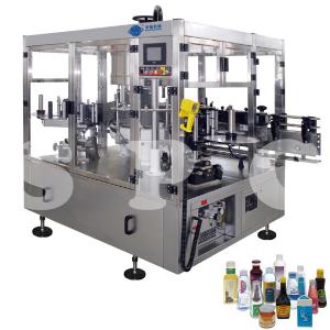 Automatic Self Adhesive Bottle Labeling Machine For Glass Plastic Round Bottles