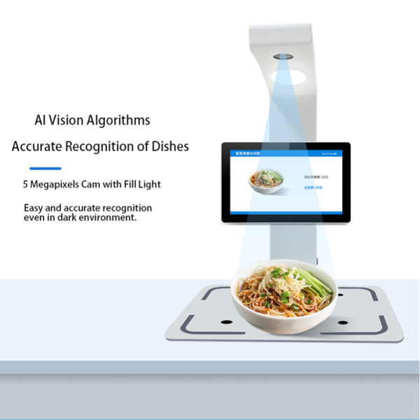 Customized Metal Self-Service Check Kiosk 10 Point Capacitive Touch Screen 8MP Surveillance Camera 32/64GB Storage SDK Dish