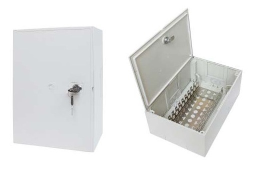 50 Pairs Indoor UK Type Junction Box krone Strip distribution box for telephone copper cable