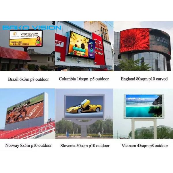 Outdoor Advertising Led Display Screen P10 OHH Fixed Scoreboard