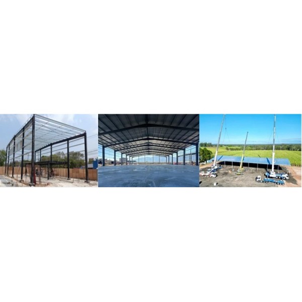 Customizable Design Prefabricated Steel Structure with High Strength H Section for Quick Assembly Steel Frame Building