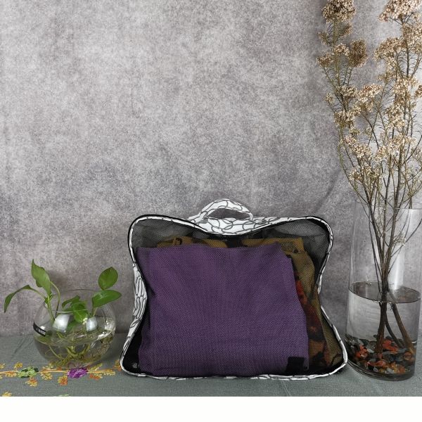 Versatile Custom Gray Storage Bag for Electronic Devices Lightweight and Waterproof