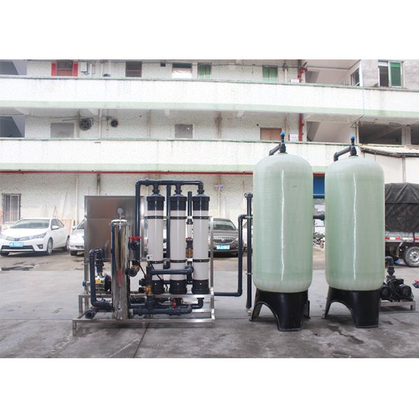 5000 Liter FRP Ultrafiltration Membrane System , Water Desalination Equipment