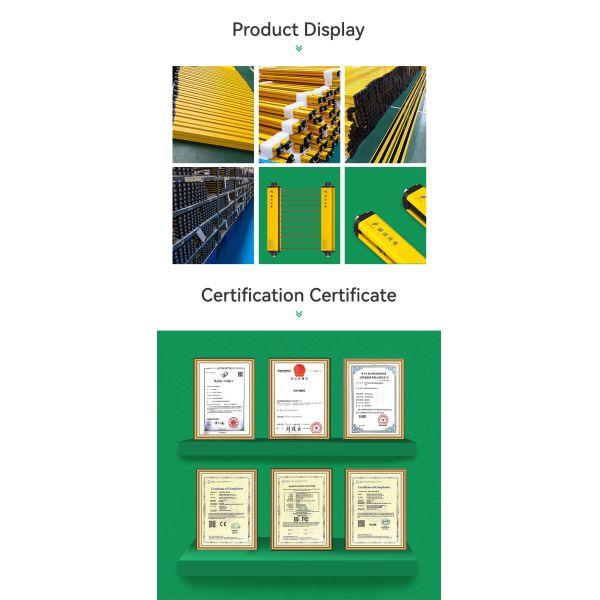 Customizable Light Curtain Machine Guarding Safety Protector 200mA DC 32V IP54
