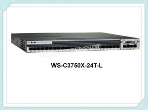 Buy cheap Cisco Ethernet Network Switch WS-C3750X-24T-L 24 Ports Fiber Optic Ethernet Switch product
