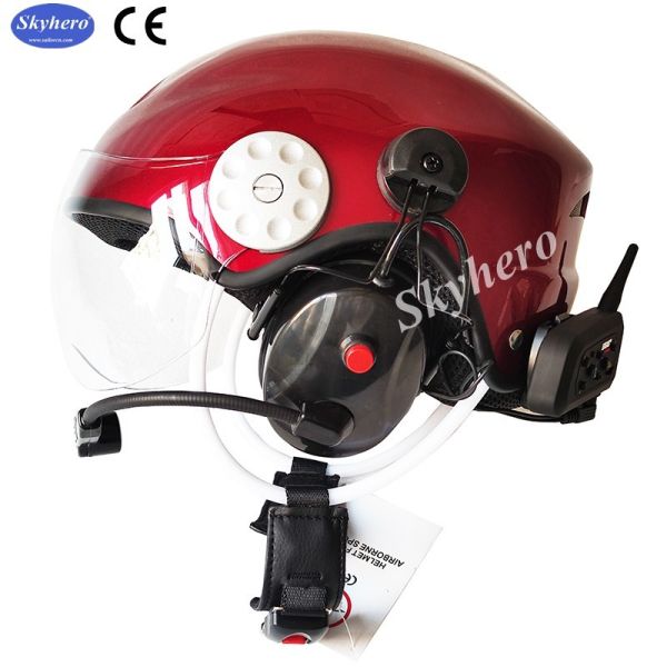 Paramotor Helmet PPG Helmet With High Noise Cancel Bluetooth Headset EN966