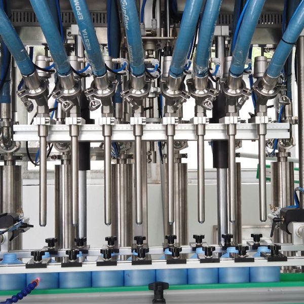 Automatic Anti-foam Liquid Foamy Detergent Filling Machine with Bottom-Up Nozzles