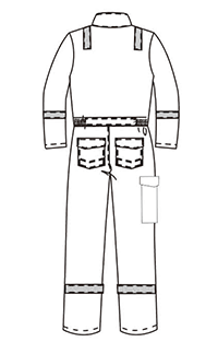 EN11611 Fire Resistant Clothing For Welding , 350gsm Water Proof Workwear