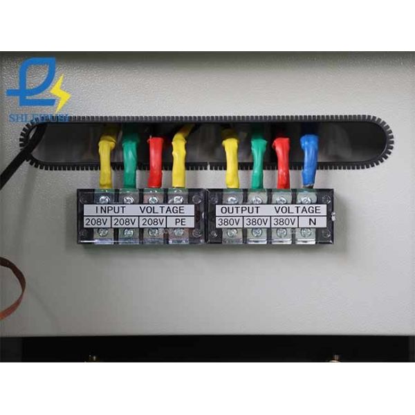 10KVA Voltage Transformer Three Phase 208V To 380V Step Up Dry Type Voltage Transformer