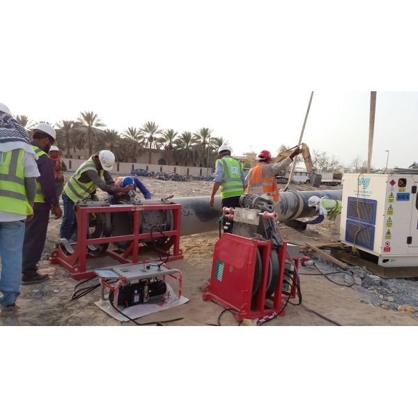 415V Hydraulic Pe Pipe Fusion Welding Machine 800MM Safety 24months warranty