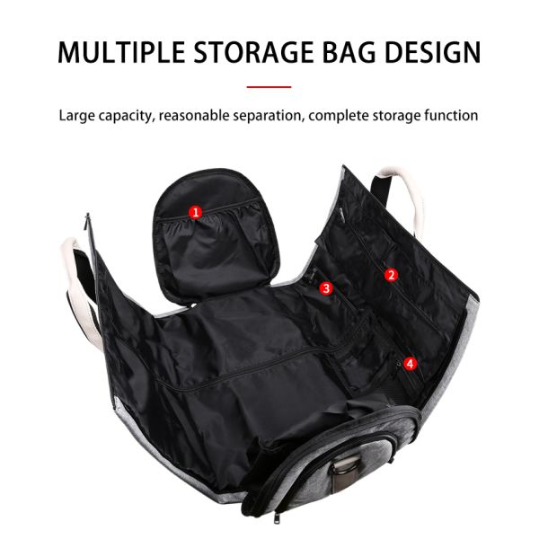 Business Men'S Travel Duffle Bag Length 55cm Width 28cm Height 30cm