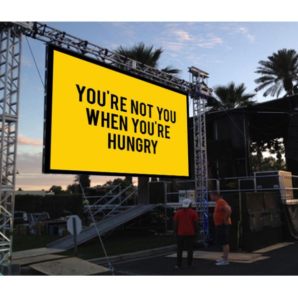 Outdoor 3840Hz P3.91mm Stage Rental LED Display Aluminum Cabinet