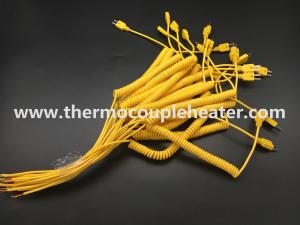 Buy cheap Thermocouple Plug Type K With Extension Spring Cable product