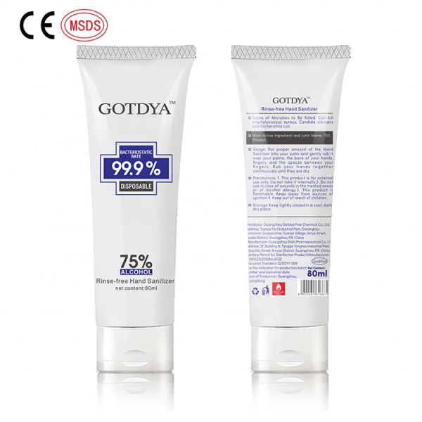 Waterless 75% Alcohol Antibacterial Hand Lotion Gel Portable 99% Effective Antiviral