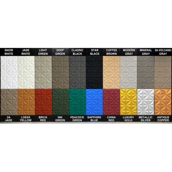 Geometrical PU Stone Polyurethane Component Wall Cladding Easy Cut Install For Office Hotel