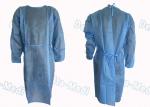 Long Sleeve Disposable Protective Gowns , Comfortable Dustproof Medical Patient