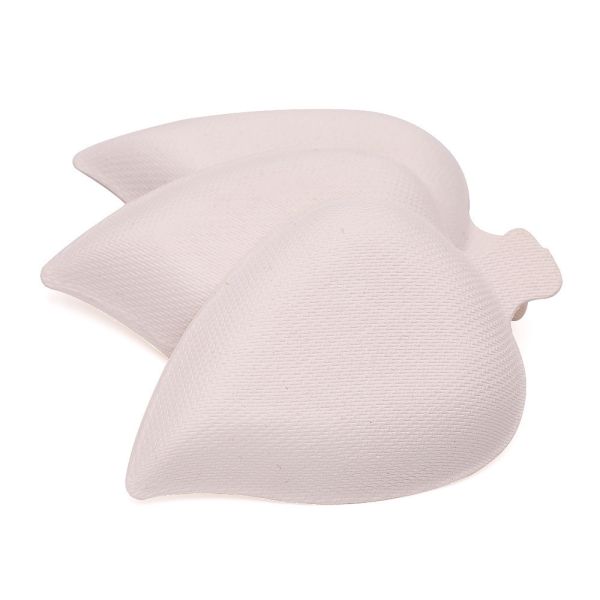 Disposable biodegradable leaf shape mini sugarcane DIY bagasse paper salad plate display tray