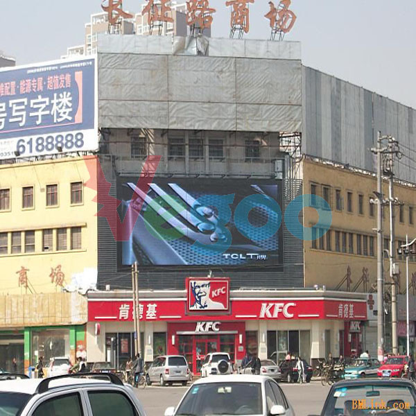 1R1G1B Outdoor Full Color Advertising Video Walls SMD1921 5000cd/㎡ Brightness