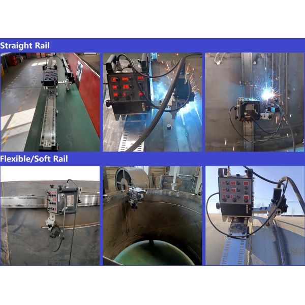 Portable And Simple Carbon Steel Tank Seam Welding Machine With LINCOLN Power Source